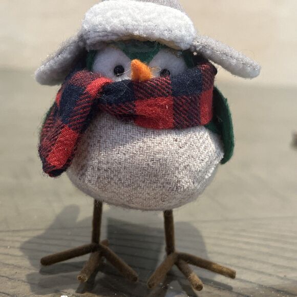 Target Wondershop Feathery Friends Mini 2019 Fabric Bird Christmas Set of 3 - Picture 4 of 6